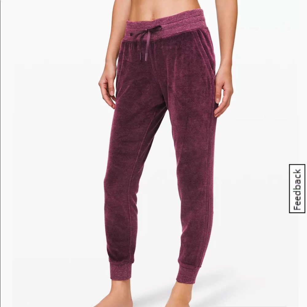 Lululemon Velour Warm Down Jogger 28” (size 4)